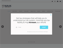 Tablet Screenshot of navaservices.com